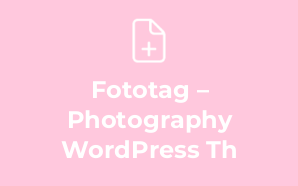 Fototag – Photography WordPress Th