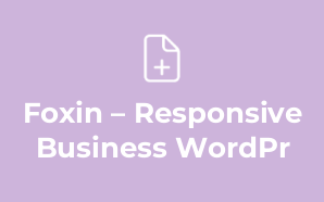 Foxin – Responsive Business WordPr