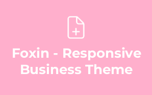 Foxin - Responsive Business Theme
