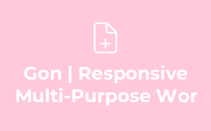 Gon | Responsive Multi-Purpose Wor