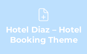 Hotel Diaz – Hotel Booking Theme