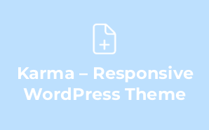 Karma – Responsive WordPress Theme
