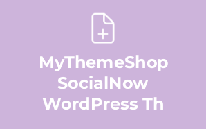 MyThemeShop SocialNow WordPress Th