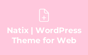 Natix | WordPress Theme for Web