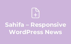 Sahifa – Responsive WordPress News