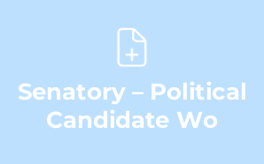 Senatory – Political Candidate Wo