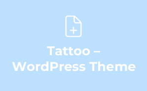 Tattoo – WordPress Theme