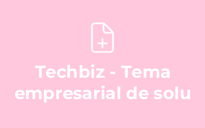 Techbiz - Tema empresarial de solu