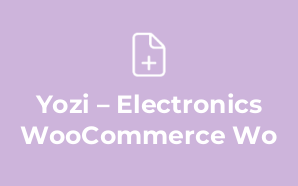 Yozi – Electronics WooCommerce Wo