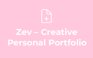 Zev – Creative Personal Portfolio